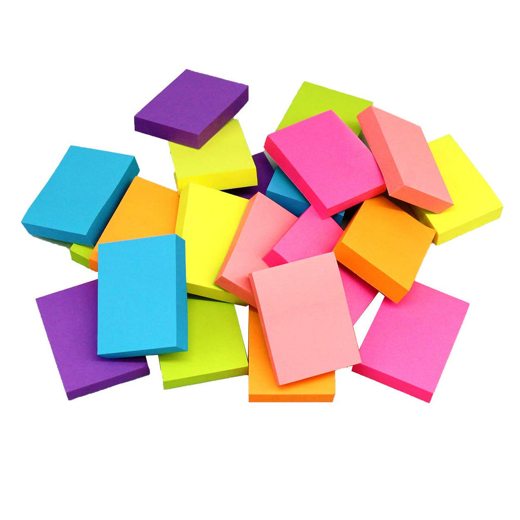 Sticky Notes 1.5X2 Inches,48 Pads, Bright Colors Self-Stick Pads,75 Sheets/Pad
