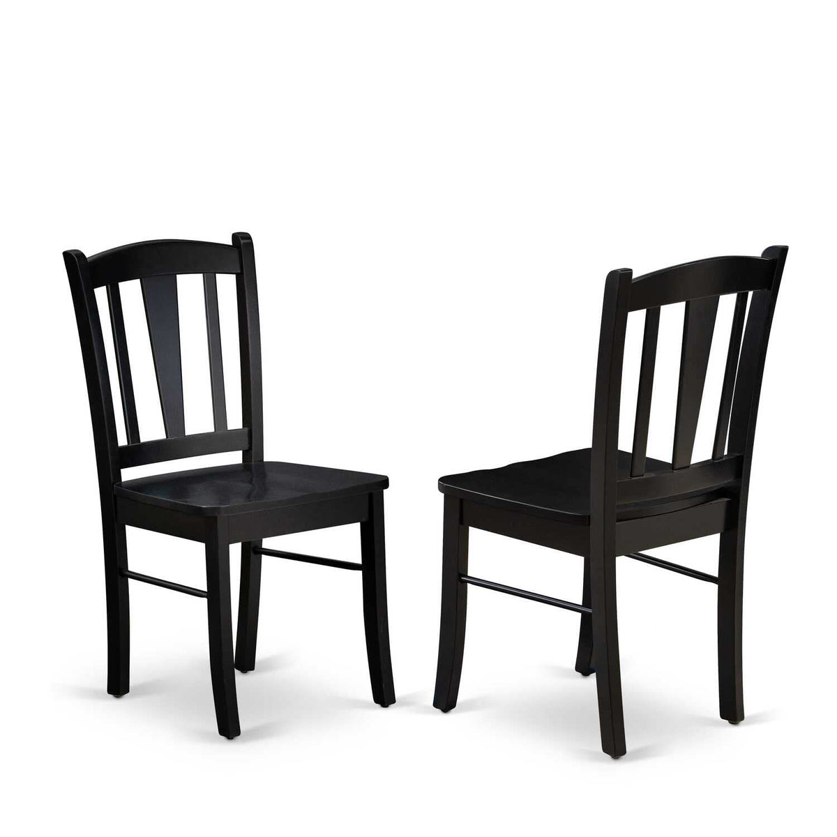 East West Furniture Amdl3-Bch-W 3 Piece Dining Set Contains A Round Kitchen Table With Pedestal And 2 Dining Chairs, 36X36 Inch, Black & Cherry