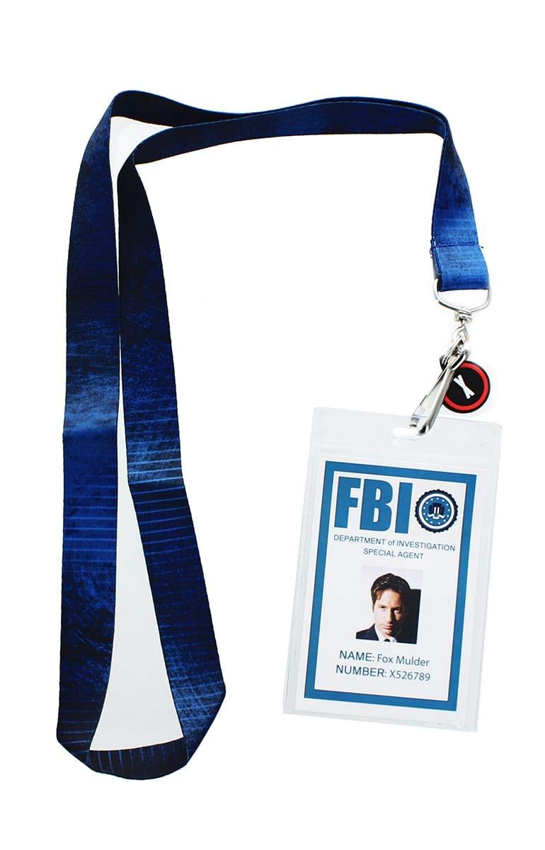 The X-Files Fox Mulder Id Lanyard With Charm