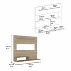 Baden Floating Entertainment Center For Tvs Up 55&Quot;, Light Pine