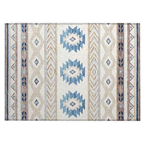 Phoenix Ph3 Ivory Southwestern Rug Rectangle 8' X 10'