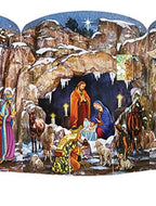 2024 Nativity Advent Calendar O Holy Night, 8 3/4 Inch