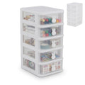 Zibuyu 1 PC Drawer Style Desktop Organizer Stackable Makeup Storage Box