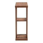 Baxton Studio Boone Modern and Contemporary Walnut Brown Finished Wood Console Table