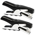 Stapler With 1000 Staples-Plier Stapler Save 60% Power,Good For Stapling At Home School Or Warehouse (Black2P)