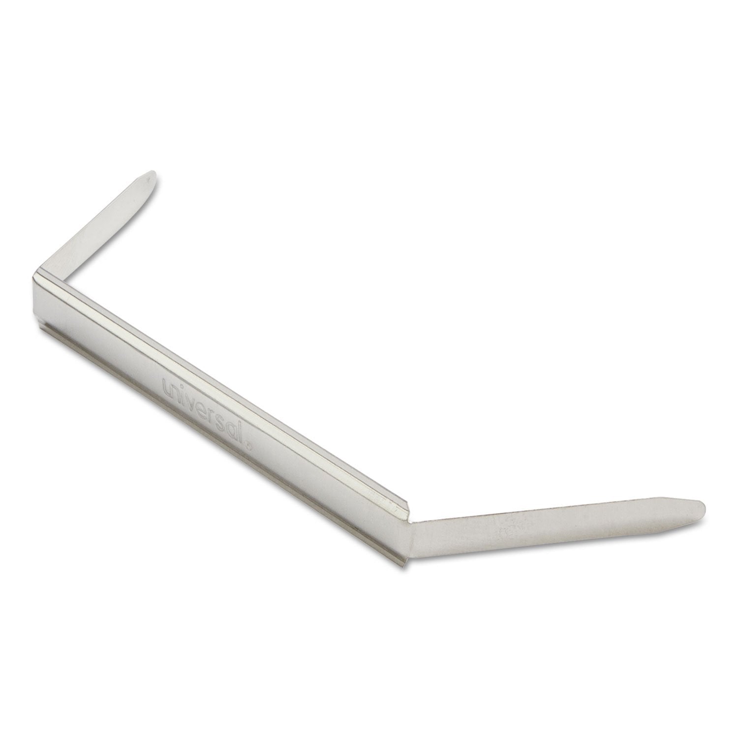 Universal 81011 Prong Base For Paper File Fasteners, One Inch Capacity, 100/Box
