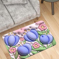 Wishbone 3D Bathroom MAT Visual AntiSlip Absorbent Mat Quick Drying NonSlip Bath Mat Anti Skid Water Soaking Floor Mat Soft Do
