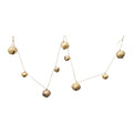 Creative Co-Op 76 L Metal Jingle Bell Garland, Gold Finish