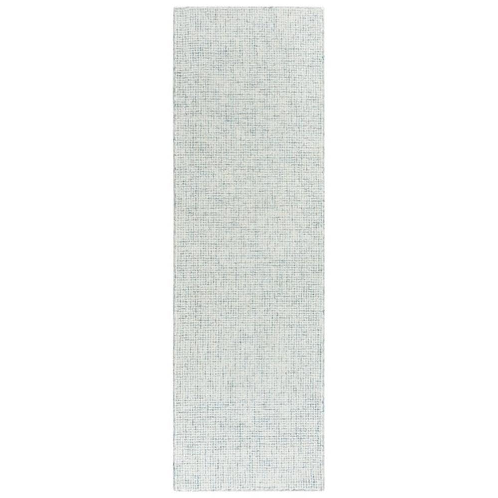 Rizzy Home Alora Decor London 2'6" X 8' Solid Blue/Gray/Rust/Blue Hand-Tufted Area Rug