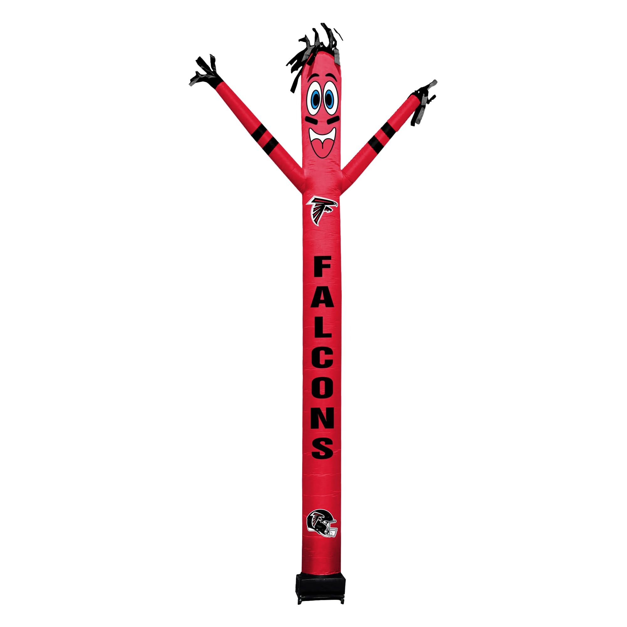 Sporticulture Football Atlanta Falcons Wacky Waving Inflatable Tube Guy with LED Lights & Built-in Blower - 6 x 36 x 96 NFL Infl