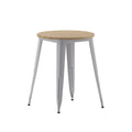 Contemporary 23.75 Round Commercial Dining Table for 2