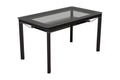 Interio By Godrej Brawn 6Seater Tempered Glass Rectangular Dining Table