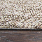 Rizzy Home Alora Decor London 8' X 10' Solid Brown/Gray/Rust/Blue Hand-Tufted Area Rug