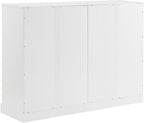Crosley Furniture Stanton Traditional Sideboard Buffet Cabinet with Storage, White