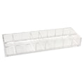 Russell+Hazel Acrylic Compartment Bloc, 12    X 4   , 3 Moveable Dividers, 1 Count, 98141