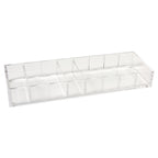 Russell+Hazel Acrylic Compartment Bloc, 12    X 4   , 3 Moveable Dividers, 1 Count, 98141