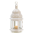Accent Plus 57070948 Tall Ivory Vines Candle Gazebo, White