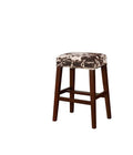 Walt Brown Cow Print Bar Stool