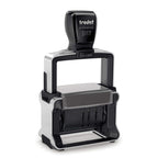 Trodat Professional 12-Message Stamp, Dater, Self-Inking, 2 1/4 X 3/8, Black