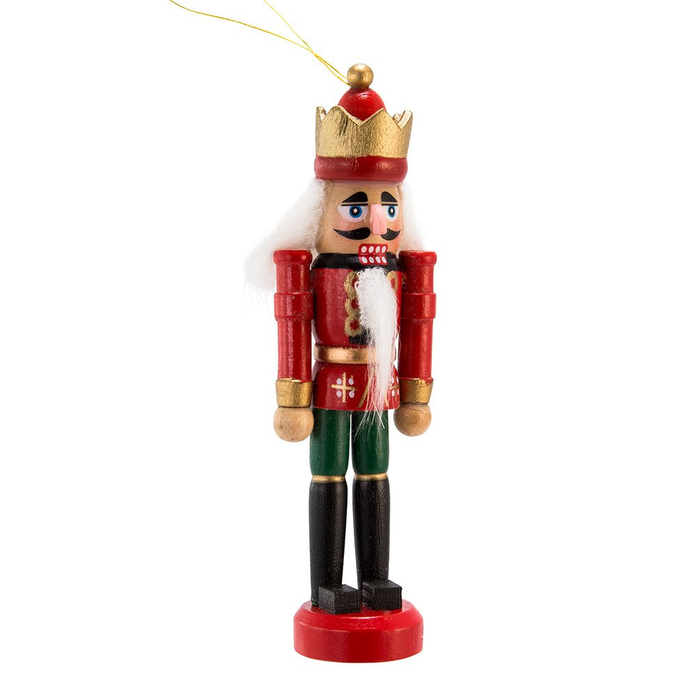Kurt Adler Wooden Nutcracker Ornament Set, 5-Inch Height, Multicolor, Wood