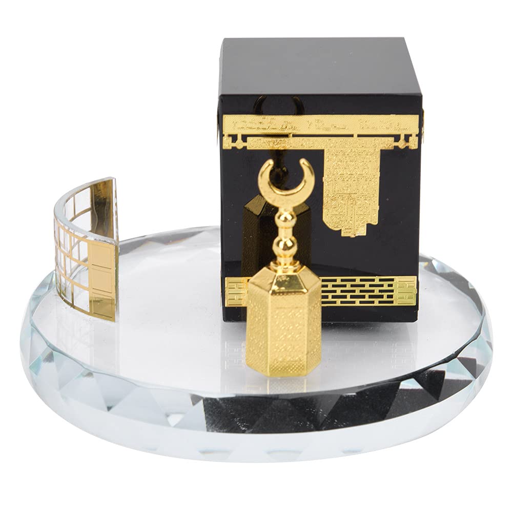 Crystal Islamic Building Model, Color Plated Surface Durable Muslim Supplies, Beautiful Home Gift For Friends Office Desk Family