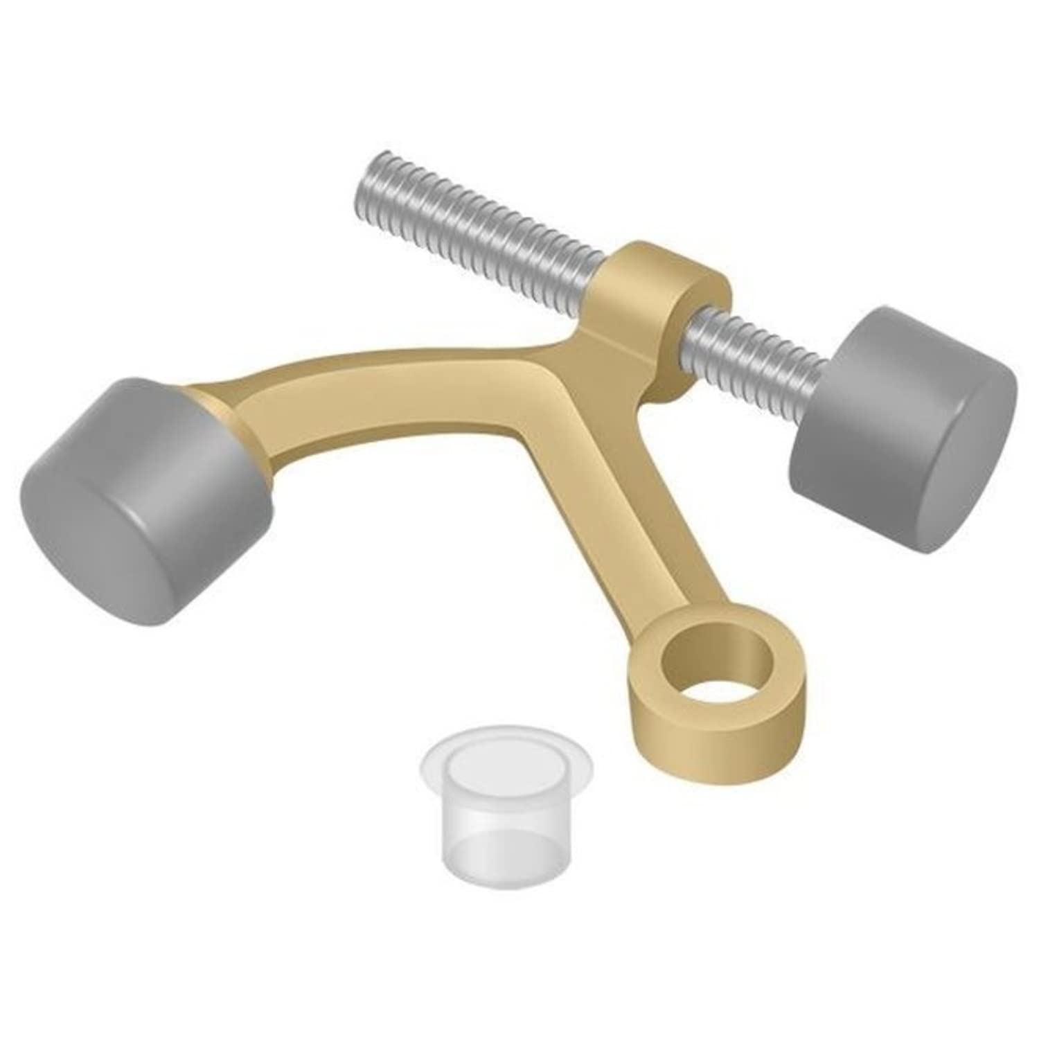 Deltana Hp70U4 Hinge Pin Stop; Hinge Mounted; Brushed Brass Finish
