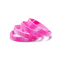 Omgouue 48pcs Breast Cancer Awareness Bracelets Pink Ribbon Camo silicone Win For Pink Party Supplies Favors