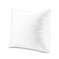 Evz Premium Stuffer Pillow Insert Sham Square Form Polyester, 22' L X 22' W, Standard White Striped, For 22' Covers
