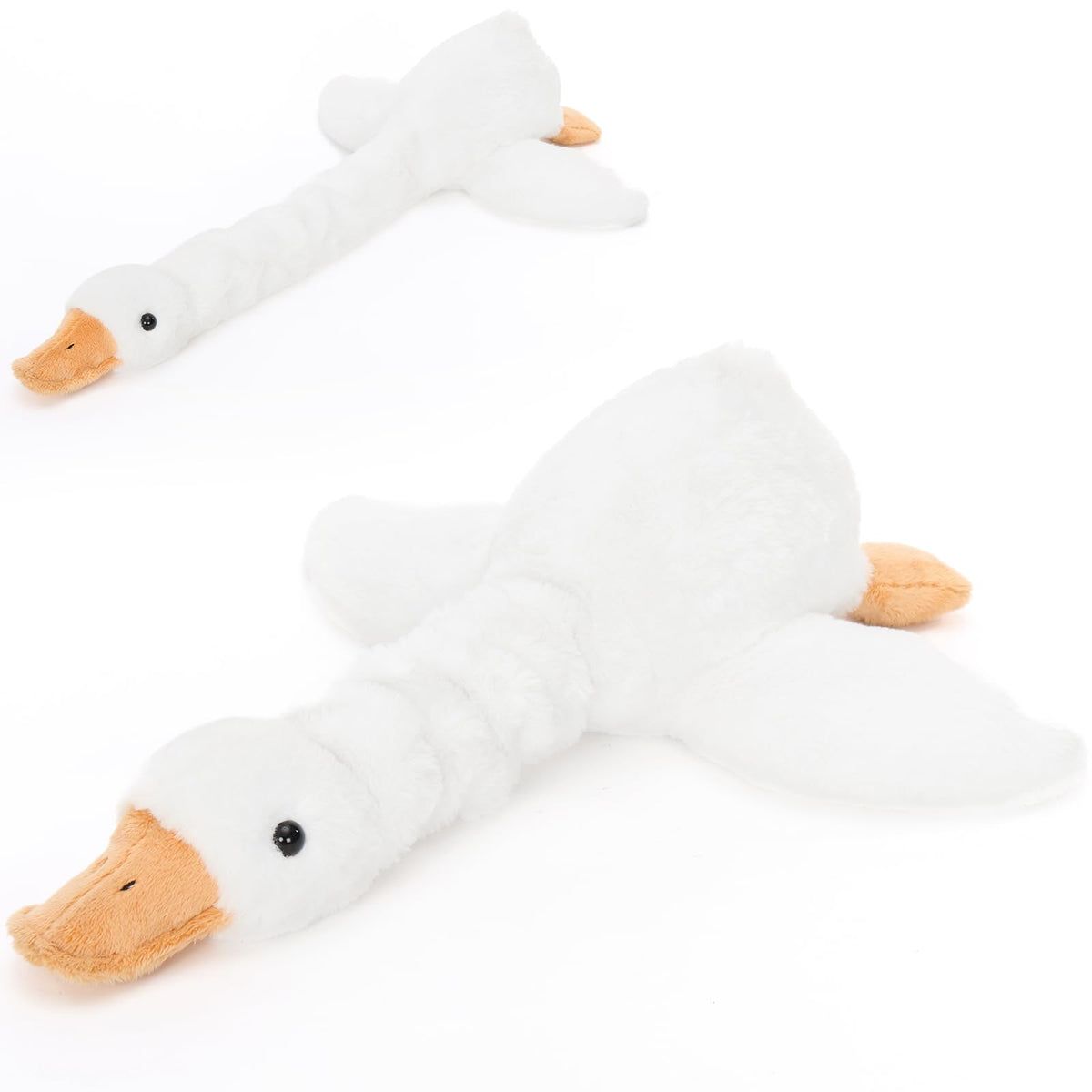 Tezituor 27.6 Goose Stuffed Animal Plush Toy, Stretchable Long Neck Goose Plushies, Soft Cuddly Goose Pillow for Kids Adults, B