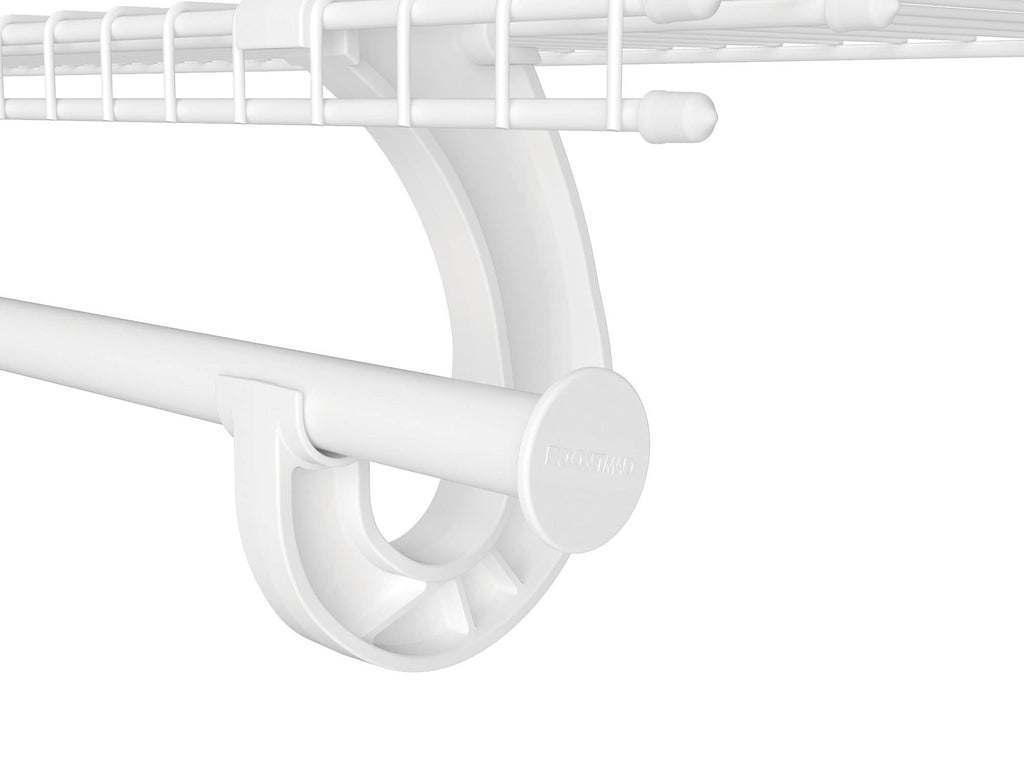 Closetmaid 20810 Superslide Hang Rod End Caps, 200-Pack, White, 200 Piece