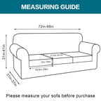 4 Piece Sofa Covers For 3 Cushion Couch Sofa Slipcover Soft Couch Cover For Dogs-Washable Sofa Furniture Covers With 3 Individual Cushion Covers, Feature Jacquard Fabric (3 Cushion Sofa, Loden Frost)