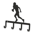Village Wrought Iron Football Player Key Holder Key Hooks