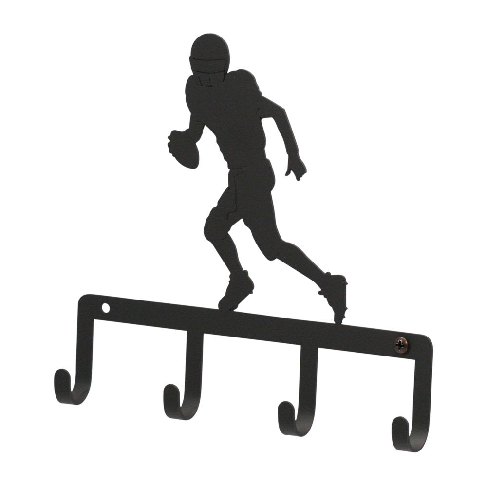 Village Wrought Iron Football Player Key Holder Key Hooks
