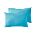 Nestl Beach Blue Microfiber Queen Pillowcase Set Of 2, 20X30 Inches