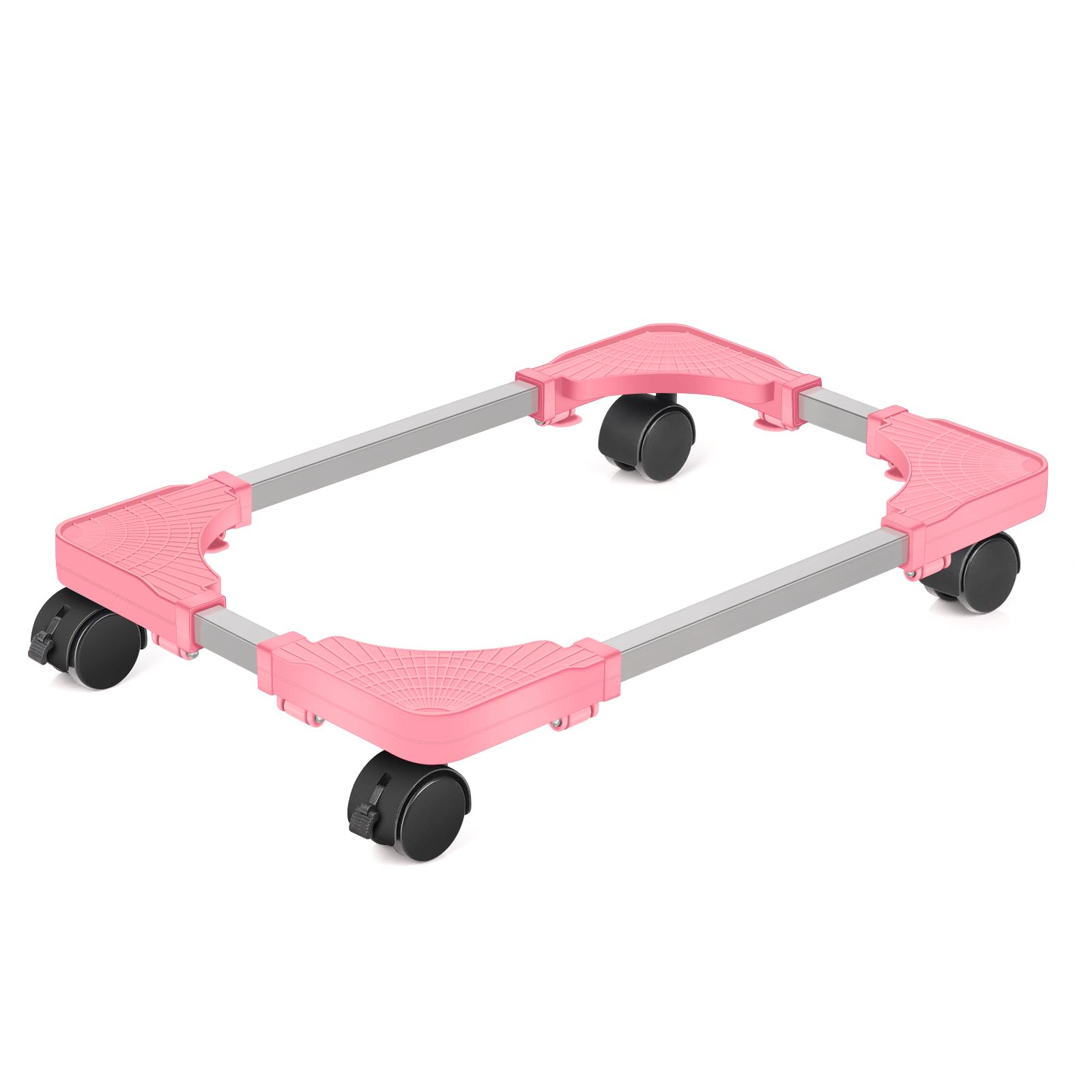 Liitrton Mobile CPU Tower Stand with Ventilation, 4 Locking Casters, Multiple Colors, Fits Most Under Desk Stands for Office Gam
