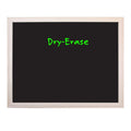 18 X 24 Wood Framed Black Dry Erase Board