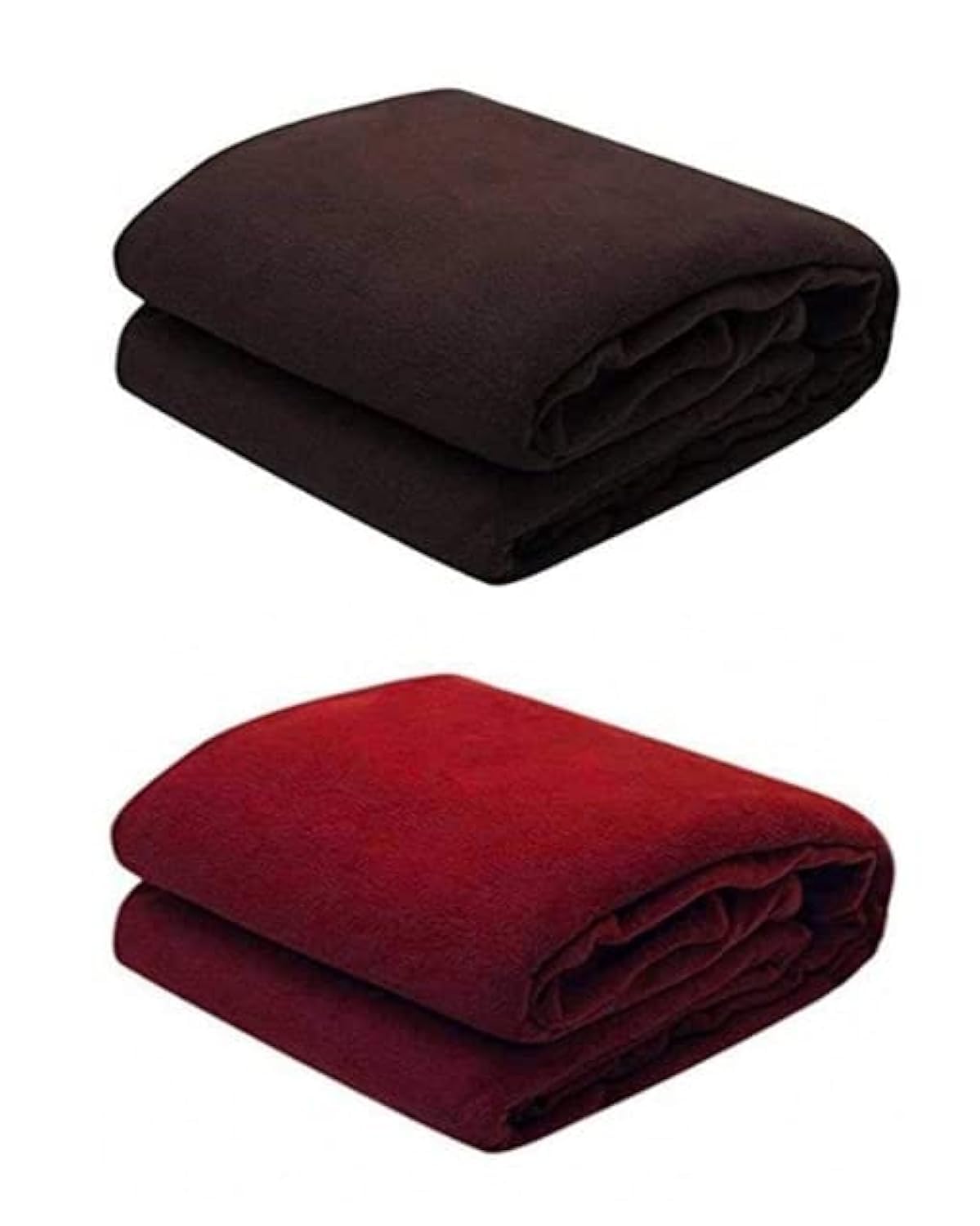 Wavva Plain AC Blankets for Single Bed with Soft StuffSet of 2.