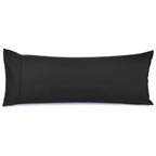 Nestl Body Pillow Cover - Soft Body Pillow Pillowcase - Lightweight Black Pillowcase - Microfiber Body Pillow Case Cover - 20X54 Inches - Envelope Closure