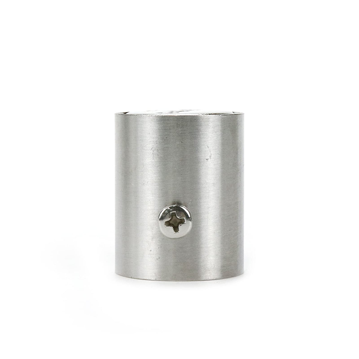 Rannb 4Pcs Closet Rod Bracket Fits 25Mm/1' Rod Dia Stainless Steel Cylinder Shape Rod End Holders
