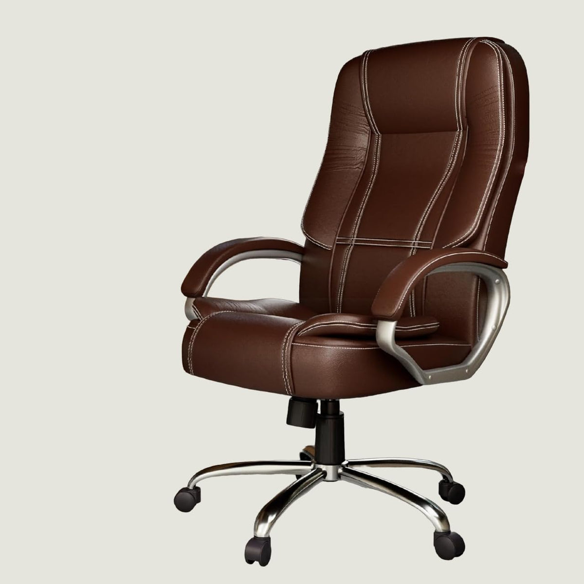 Stmmz Office Chair Ergonomic Desk Chair Mesh Computer Chair Highback Mesh Home & Office Ergonomic Chair (Brown)