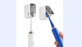 TROVIX pcs Wall Toothbrush Holder with Dustproof Clear Window,SelfAdhesive,Vertical Quick Dry Storage,Removable & Compact Organ