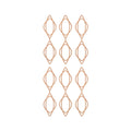 Three By Three Seattle Hitched Photo Clips, Copper (41134)