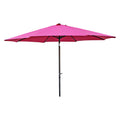St. Kitts Aluminum 11.5-Foot Patio Umbrella - Bery Berry