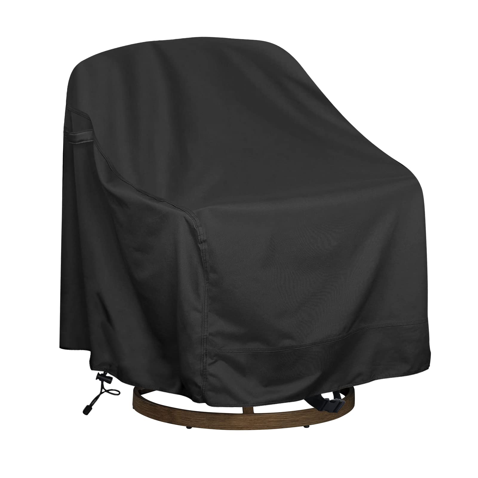 Outdoor Swivel Lounge Chair Cover 1 Pack, Fits To (39' L X 37' W X 38' H) Lawn Patio Chairs, 420D Tear-Resistant, Uv Resistan