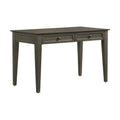 Intercon San Mateo Home Office 50" Wide Writing Desk with 2 Drawers, Gray