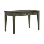 Intercon San Mateo Home Office 50" Wide Writing Desk with 2 Drawers, Gray