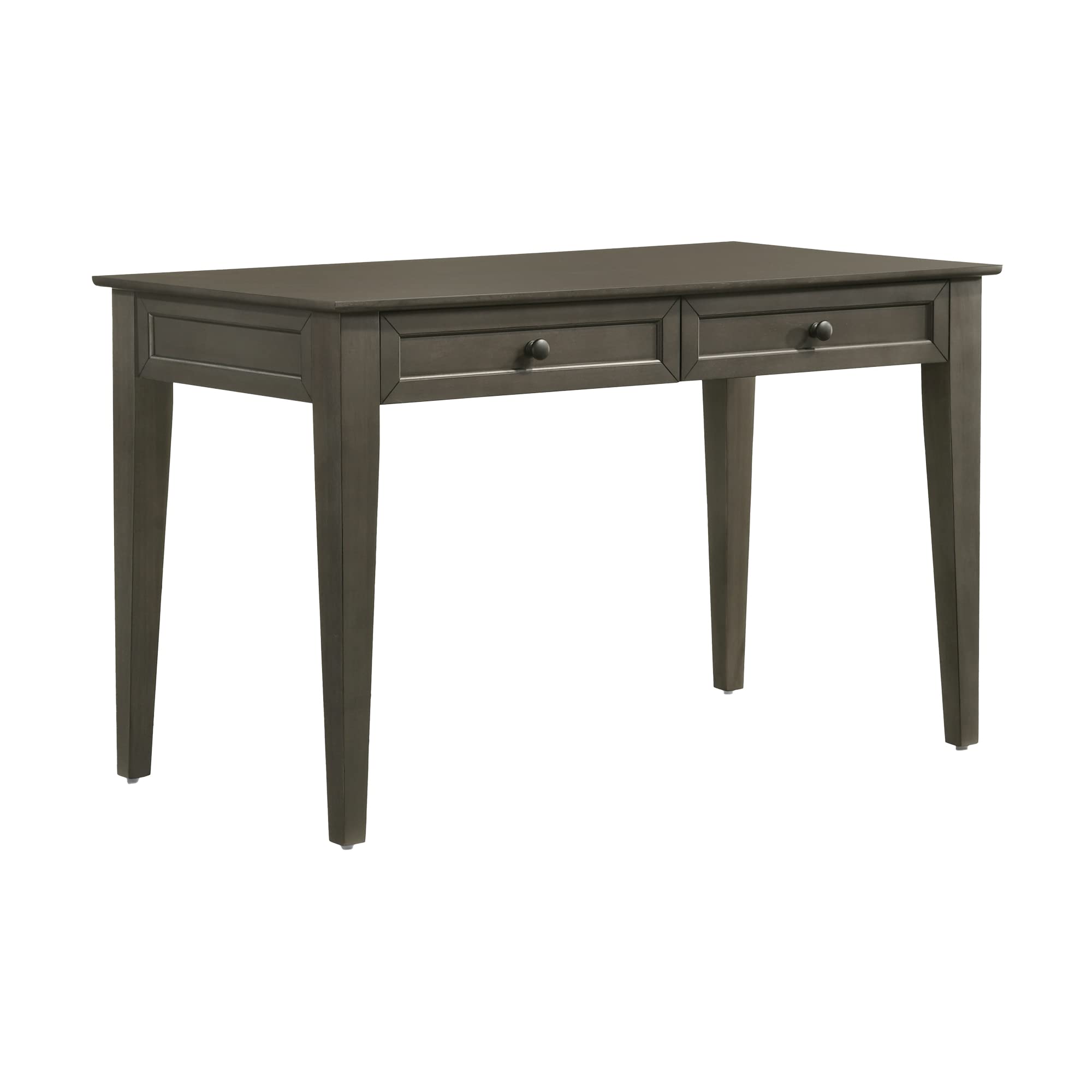 Intercon San Mateo Home Office 50" Wide Writing Desk with 2 Drawers, Gray