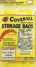 Warps Storage Bag Banana Bag Giant Yellow 45 X 96 (Pack of 3)