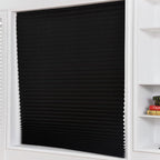 Temporary Blinds, Vertical Pleated Blinds No Drilling Self Adhesive Blinds Easy To Install Fits Blinds Window Roller For Bathroo
