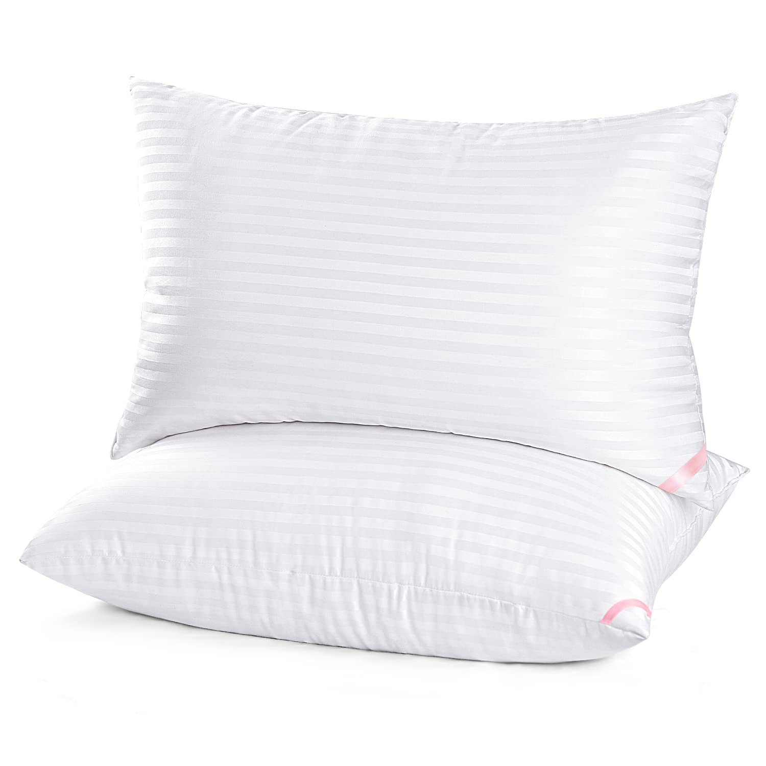 EIUE Memory Foam Pillow Contour Cervical Orthopedic Pillow for Neck and Shoulder Pain, White, Queen